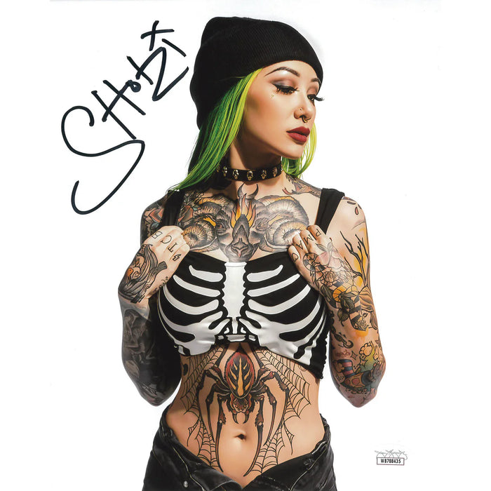 Shotzi Blackheart Skeleton Top 8 x 10 Promo - JSA AUTOGRAPHED