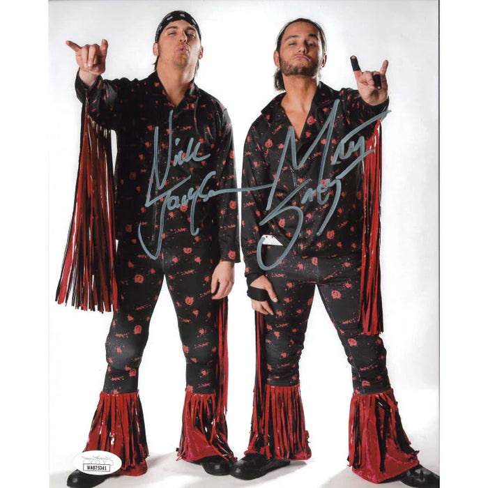 Young Bucks Too Sweet White BG 8 x 10 Promo - JSA DUAL AUTOGRAPHED