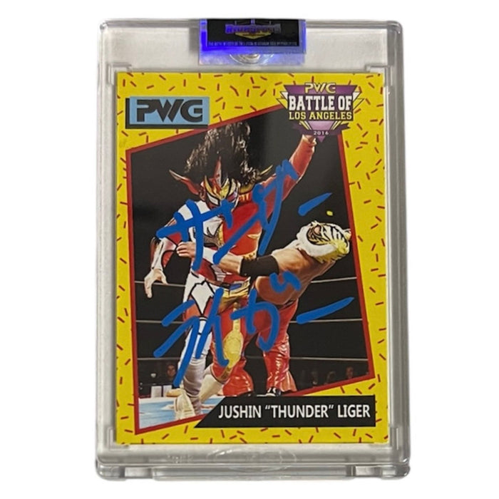Jushin Thunder Liger PWG Trading Card - Autographed