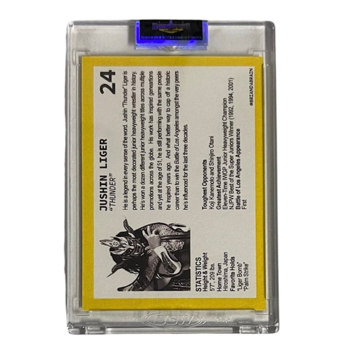 Jushin Thunder Liger PWG Trading Card - Autographed