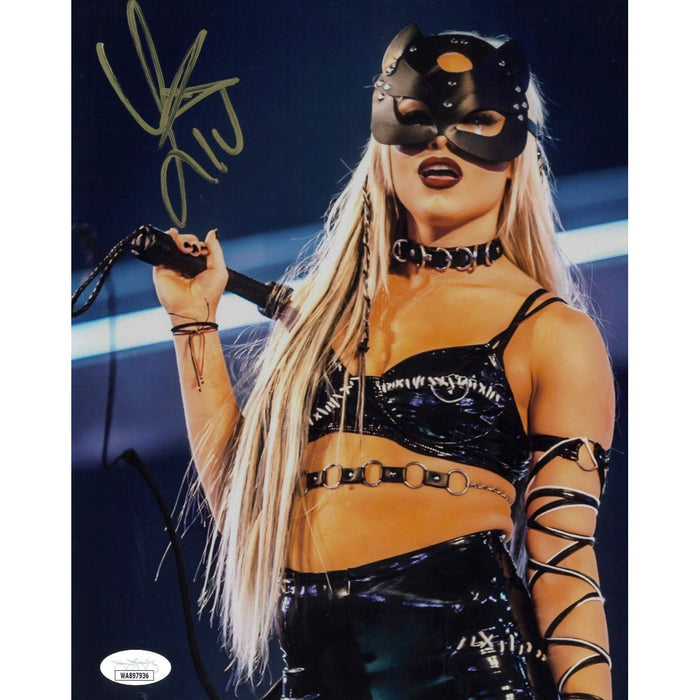 Liv Morgan Catwoman METALLIC 8 x 10 Promo  - JSA Autographed