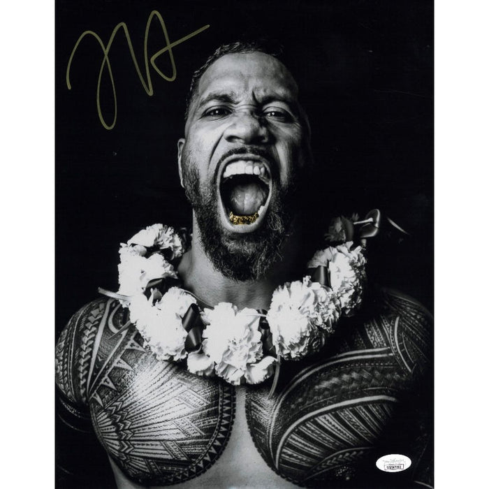 Jey Uso Lei Spotlight Metallic 11 x 14 Poster - JSA Autographed