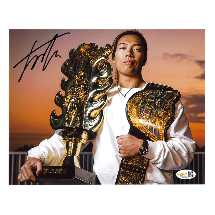 Konosuke Takeshita 8x10 Promo - JSA Autographed