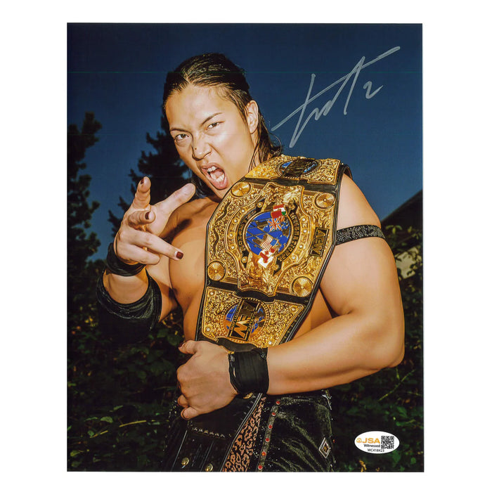 Konosuke Takeshita 8x10 Promo - JSA Autographed