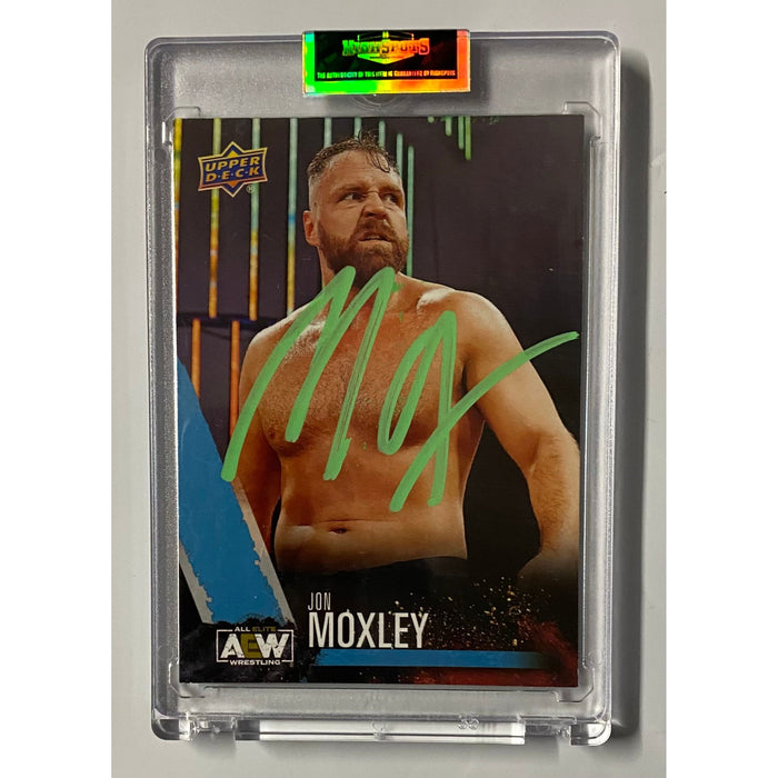 AEW - Jon Moxley Upper Deck Trading Card - Autographed