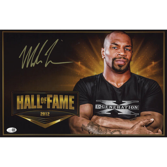 Mike Tyson 11x17 HOF Poster - JSA Autographed