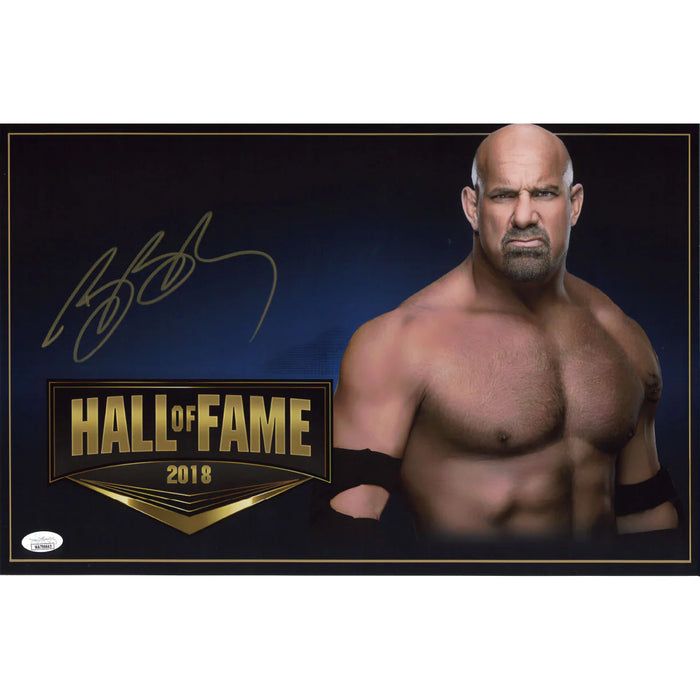 Bill Goldberg Hall of Fame 11 x 17 Poster - JSA AUTOGRAPHED
