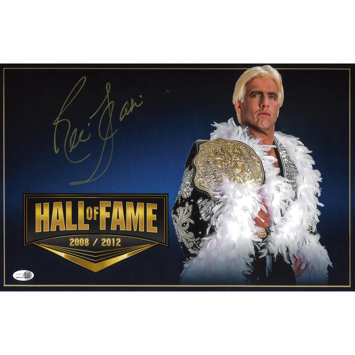Ric Flair Hall of Fame 11 x 17 Poster - JSA AUTOGRAPHED