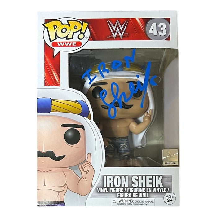 Iron Sheik WWE Funko POP Figure - AUTOGRAPHED