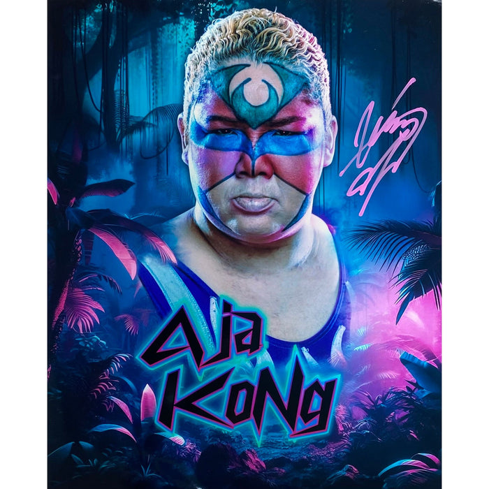 AJA KONG Metallic 8x10 Promo - Autographed