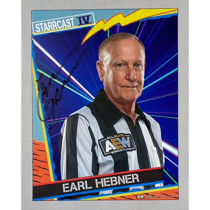 Earl Hebner Starrcast Promo - Autographed