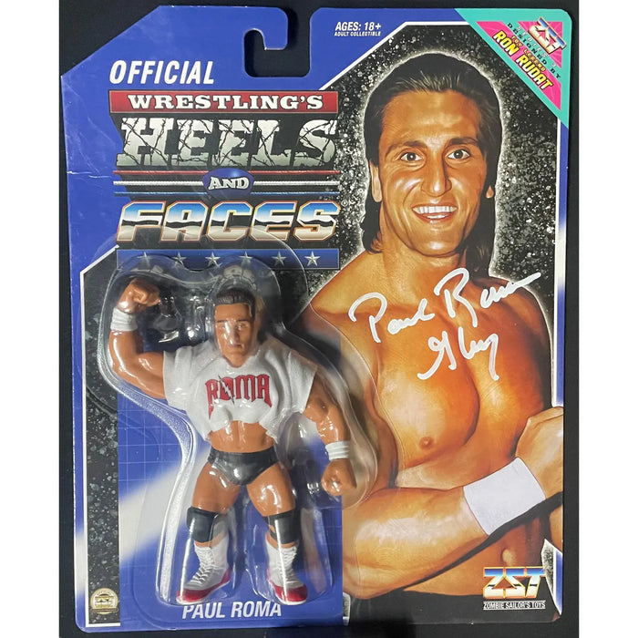 Paul Roma Heels and Faces ZST Figure - AUTOGRAPHED