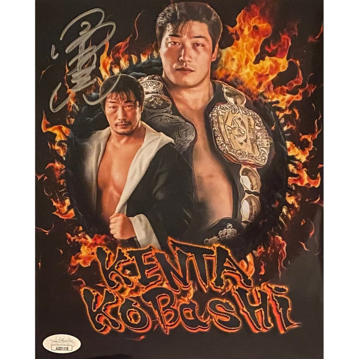 Kenta Kobashi Metallic Promo - JSA Autographed