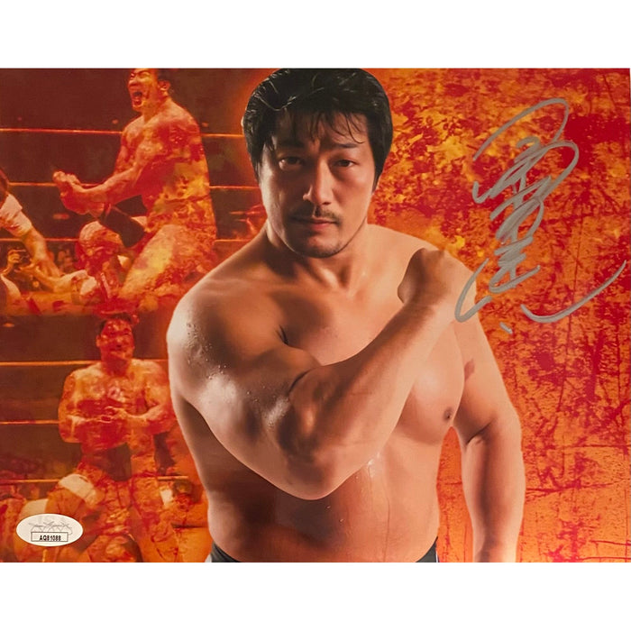 Kenta Kobashi Metallic Promo - JSA Autographed