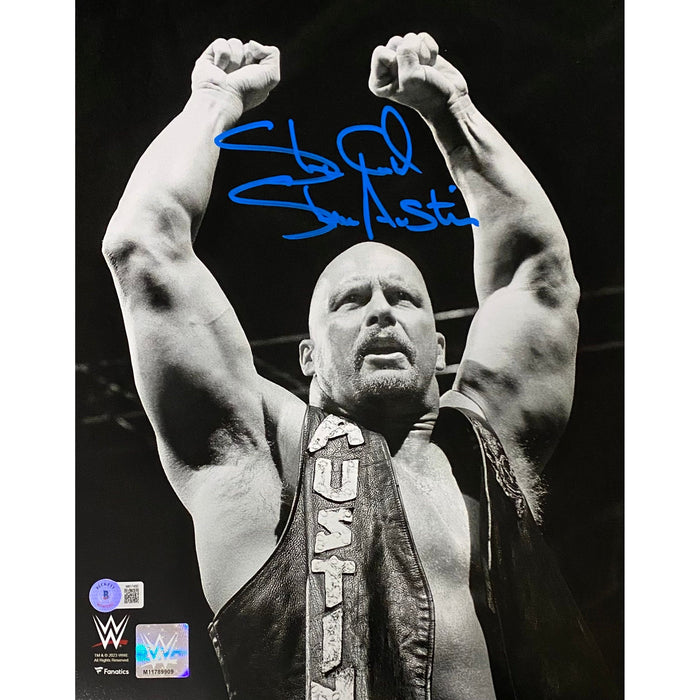 Stone Cold Steve Austin 11x14 Poster - Beckett Autographed