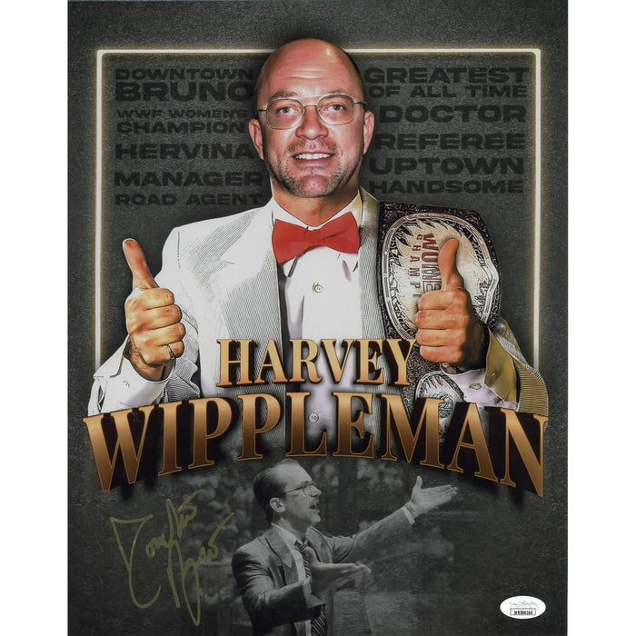 Harvey Wippleman AsylumGFX METALLIC 11 x 14 Poster - JSA AUTOGRAPHED