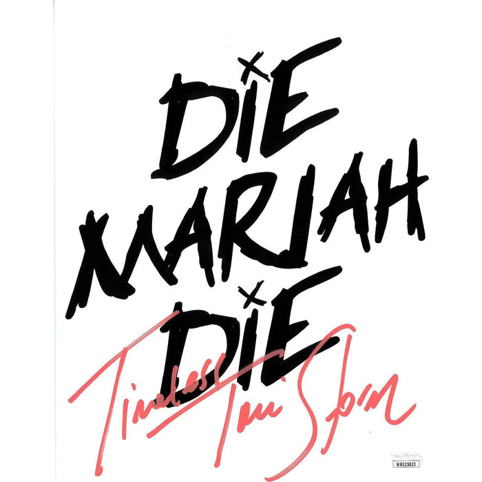 Toni Storm Die Mariah Die METALLIC 8 x 10 Promo - JSA AUTOGRAPHED