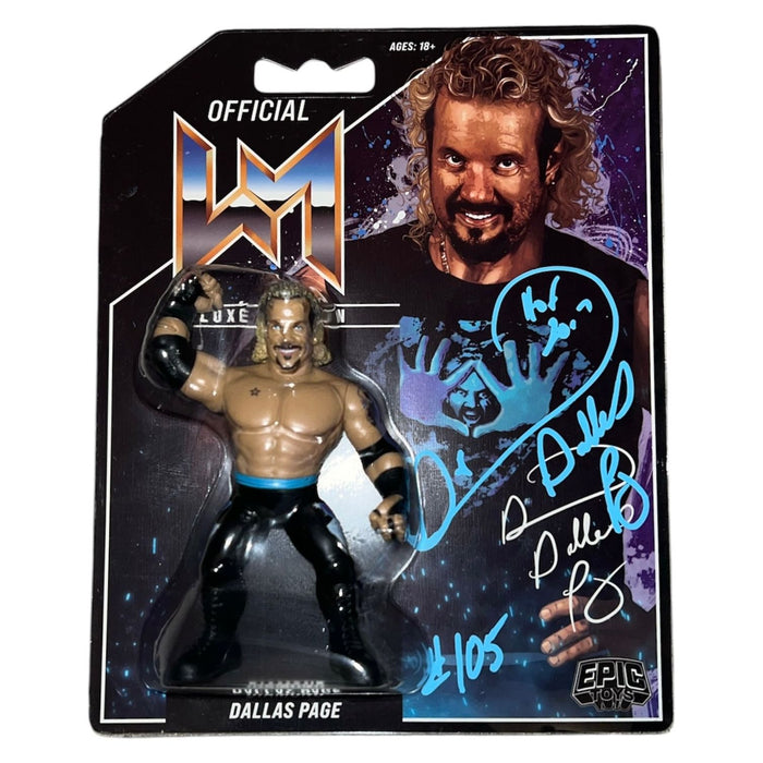 Diamond Dallas Page - Epic Toys Action Figure - JSA Autographed