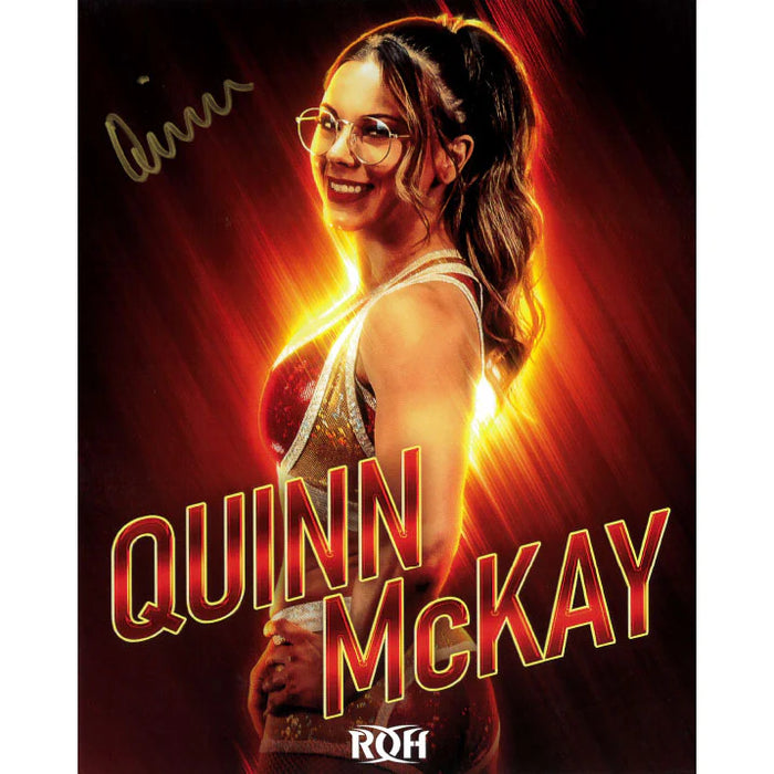 Quinn McKay Side Profile 8 x 10 Promo - AUTOGRAPHED