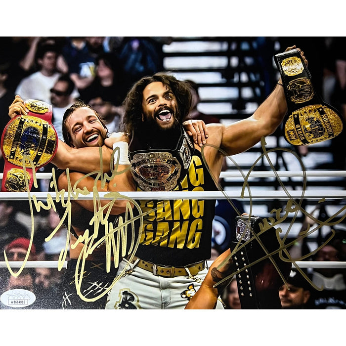 Juice Robinson & Jay White 8x10 Promo - JSA Autographed