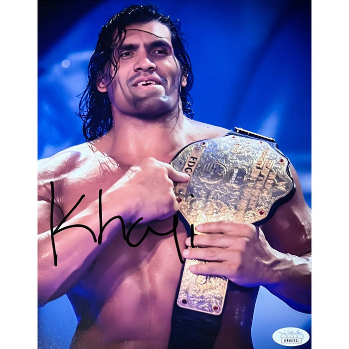 The Great Khali 8x10 Promo - JSA Autographed