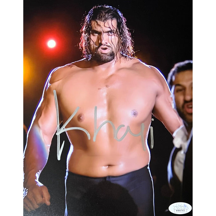 The Great Khali 8x10 Promo - JSA Autographed