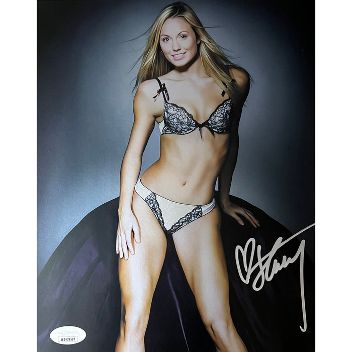 Stacy Keibler 8x10 Metallic Promo - JSA Autographed