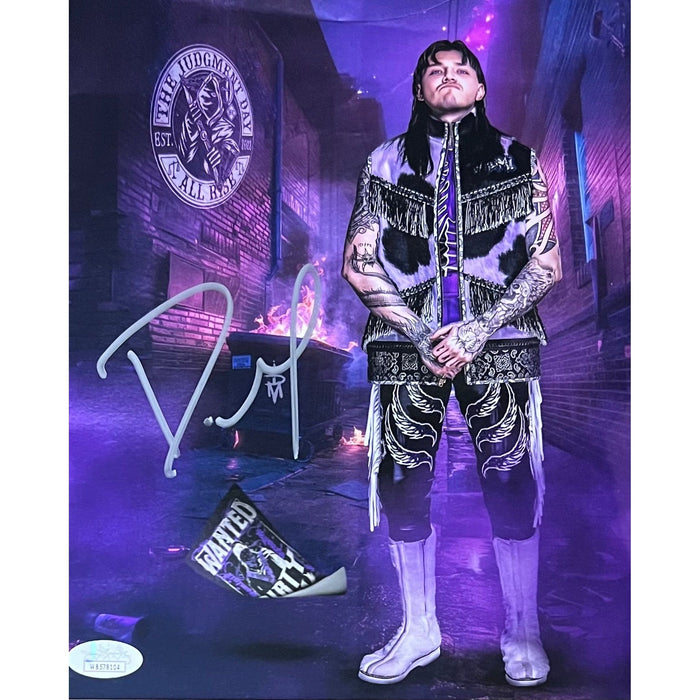 Dominik Mysterio AsylumGFX Metallic 8x10 Promo - JSA Autograped