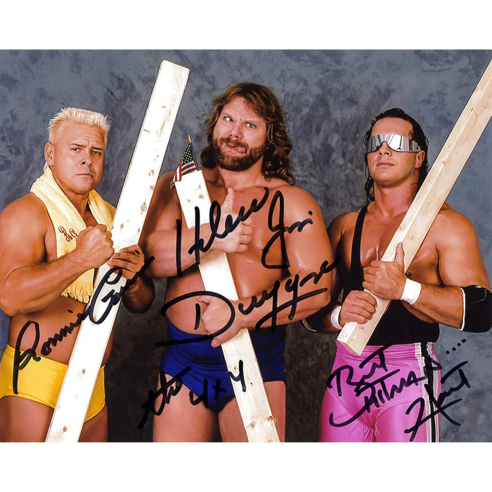The 4x4s Tri signed 8x10 - JSA Autographed