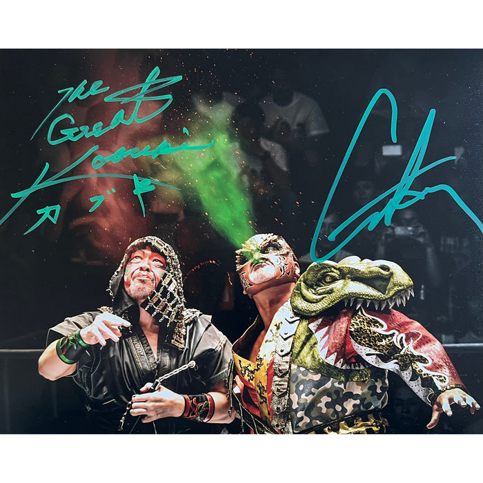 The Great Muta & The Great Kabuki 8 x 10 Promo - Dual AUTOGRAPHED