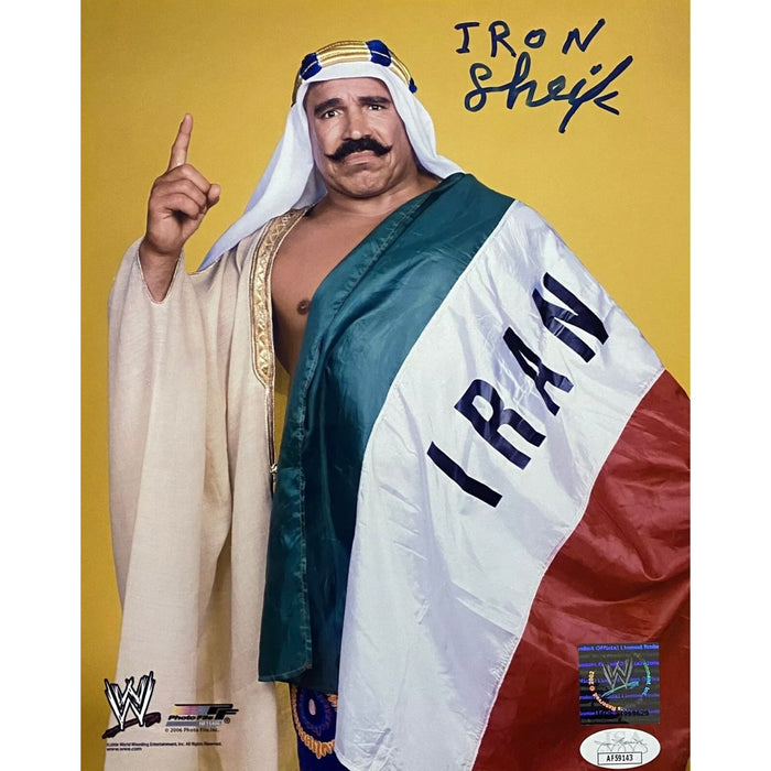 The Iron Sheik PF Promo - JSA Autographed