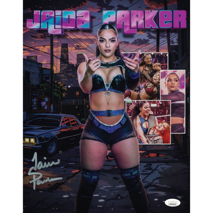 Jaida Parker Metallic 11x14 Poster - JSA Autographed