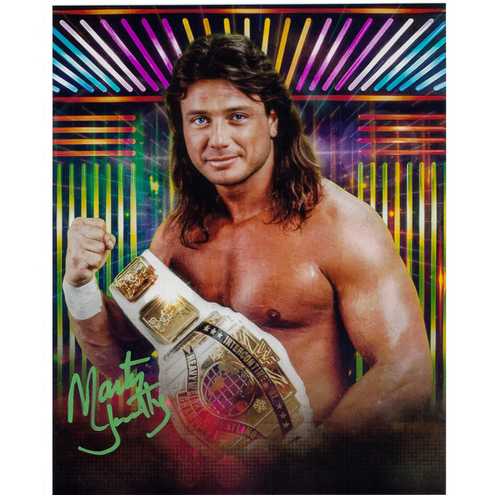 Marty Jannetty New Gen Metallic 8x10 Promo - Autographed