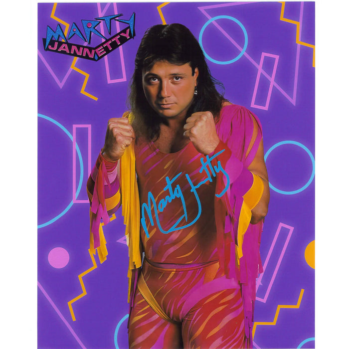 Marty Jannetty 80s Background 8x10 Promo - Autographed