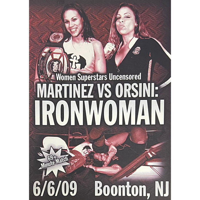 WSU - MARTINEZ VS ORSINI: IRONWOMAN - DVD