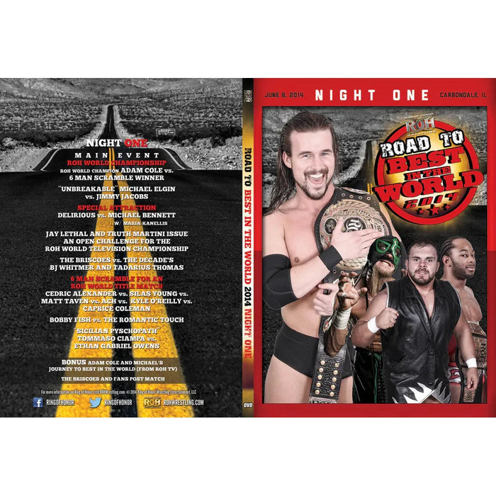 ROH - Road to Best in the World Night One 2014 DVD
