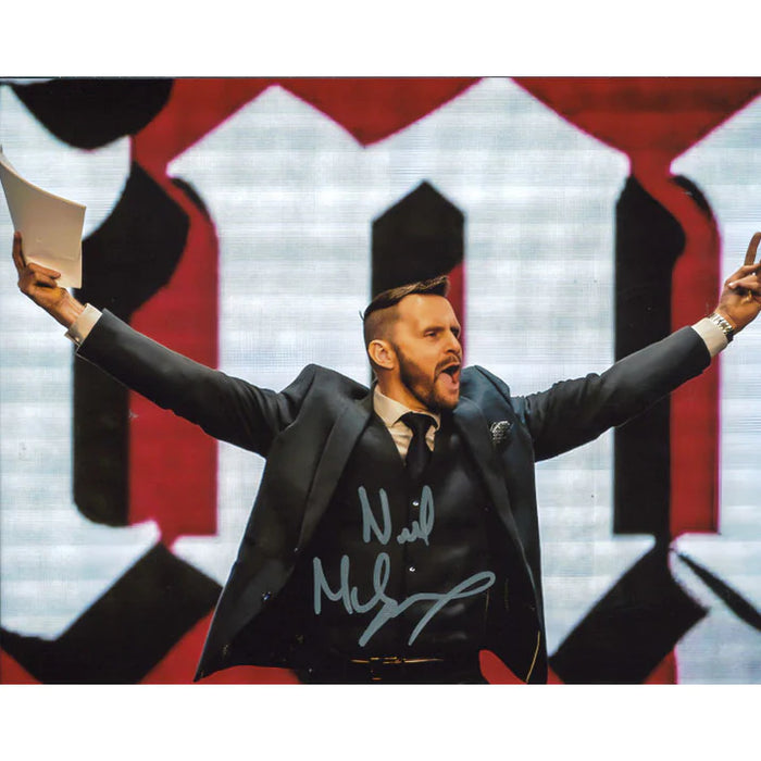 Nigel McGinness Arms Up 8 x 10 Promo - AUTOGRAPHED
