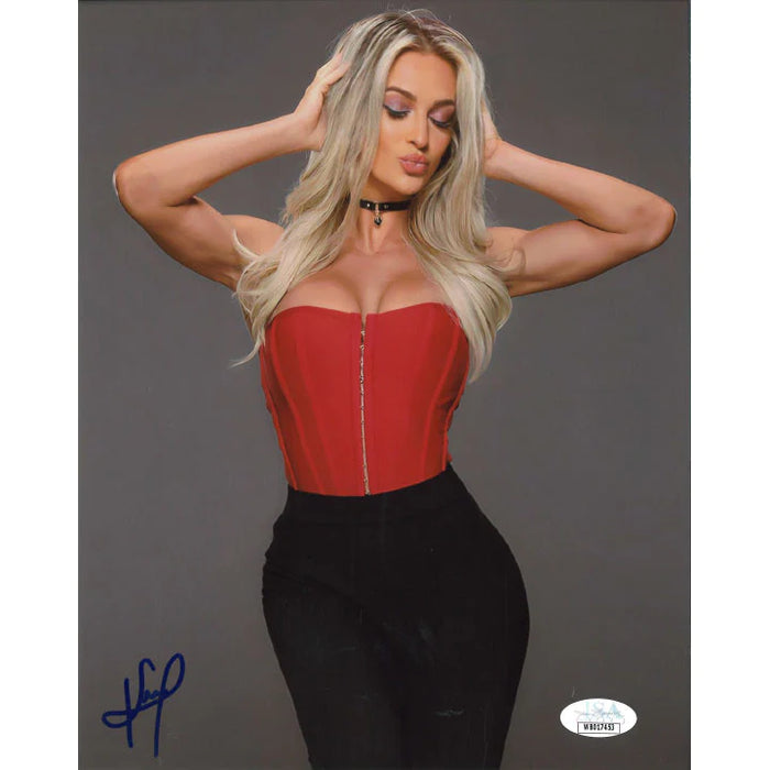 Karmen Petrovic Red Top 8 x 10 Promo - JSA AUTOGRAPHED