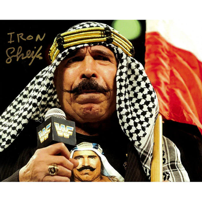 Iron Sheik Legend 8 x 10 Promo - AUTOGRAPHED