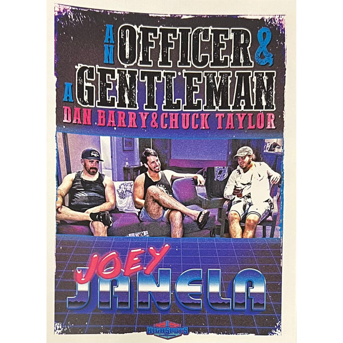 An Officer & A Gentleman - Dan Barry & Chuck Taylor With Joey Janela  - DVD-R