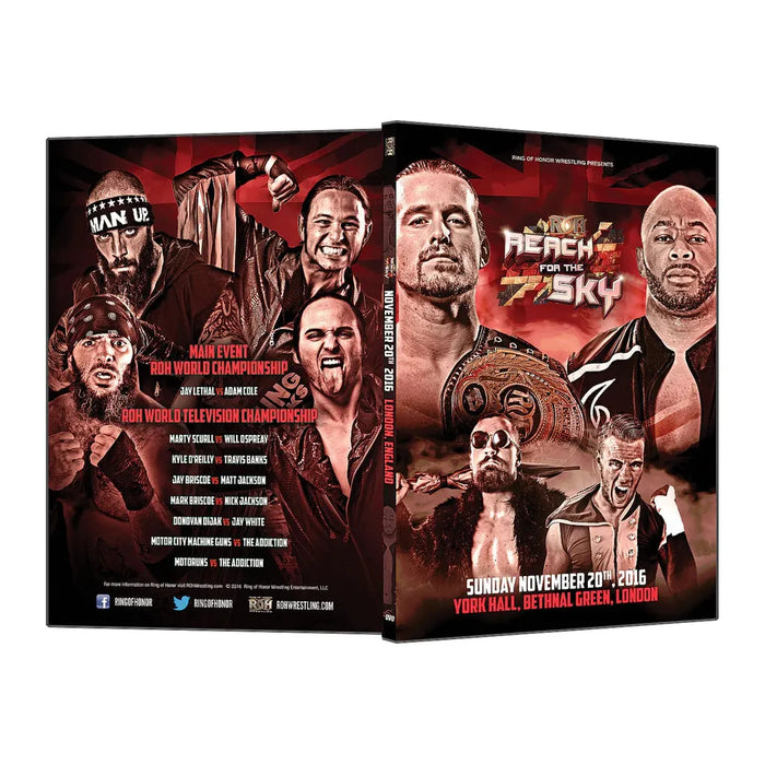 ROH - Reach For The Sky Tour 2016 London  DVD