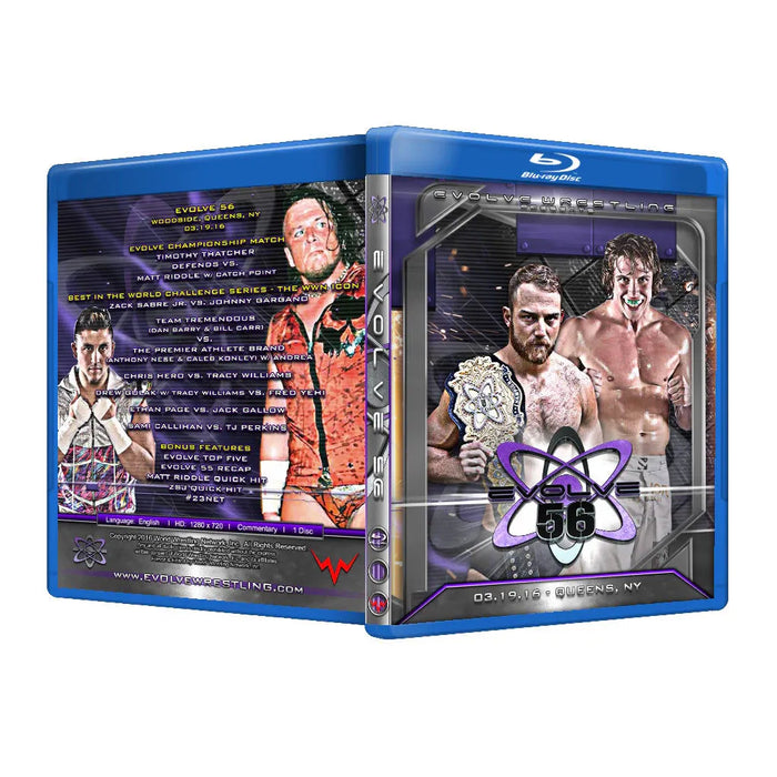 Evolve Wrestling - Volume 56 - Blu-Ray