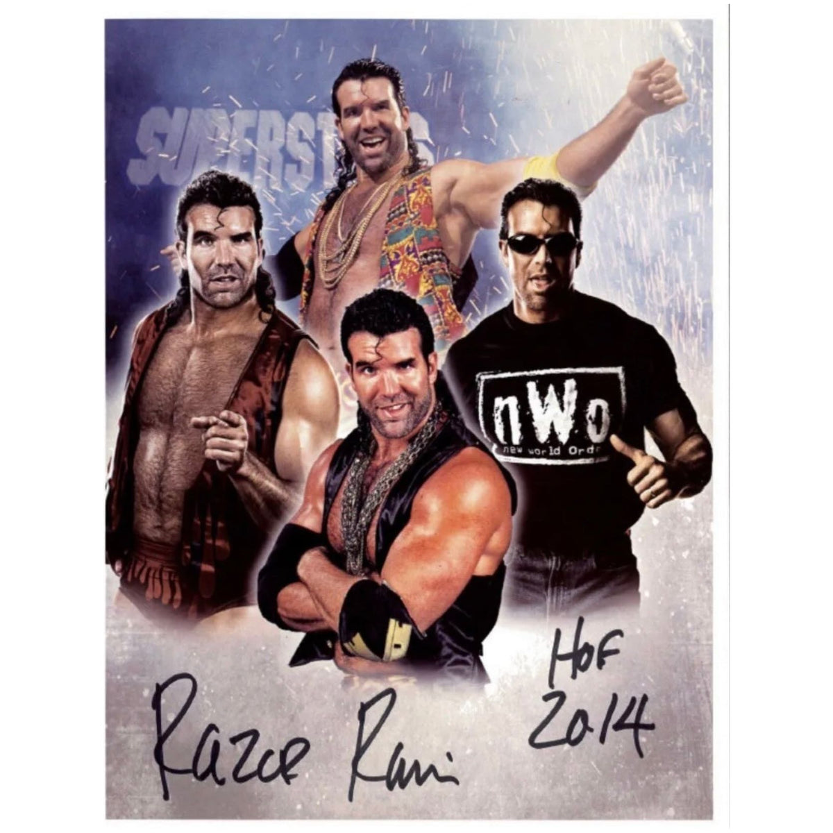 Razor Ramon Promo Razor Ramon Montage Promo 8.5x11 - Autographed — Highspots UK