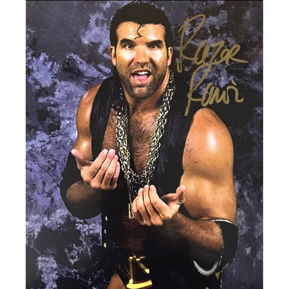 Razor Ramon Promo - Autographed — Highspots UK