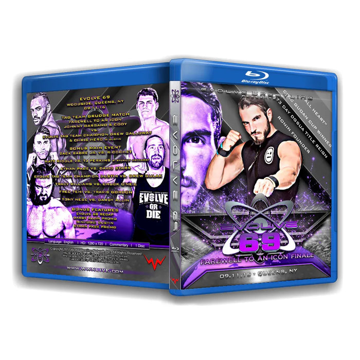 Evolve Wrestling - Volume 69 - Blu-Ray