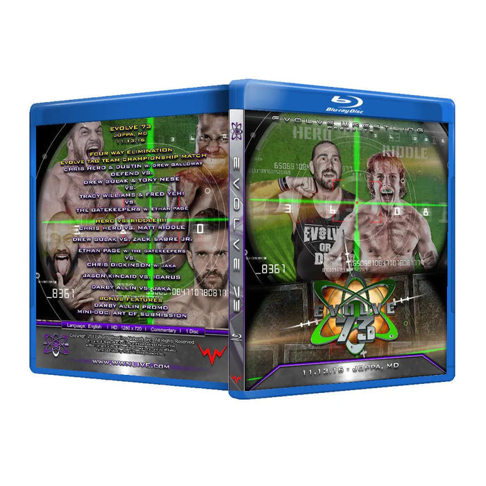 Evolve Wrestling - Volume 73 Blu-Ray