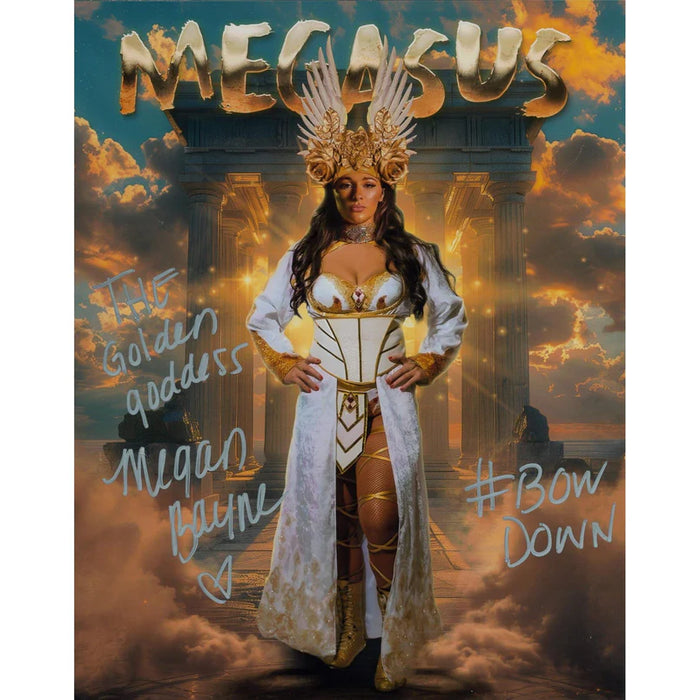 Megan Bayne AsylumGFX METALLIC 11 x 14 Poster - AUTOGRAPHED