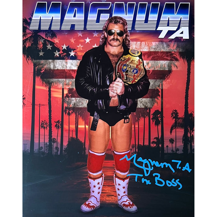 Magnum TA AsylumGFX METALLIC 8x 10 Promo - AUTOGRAPHED