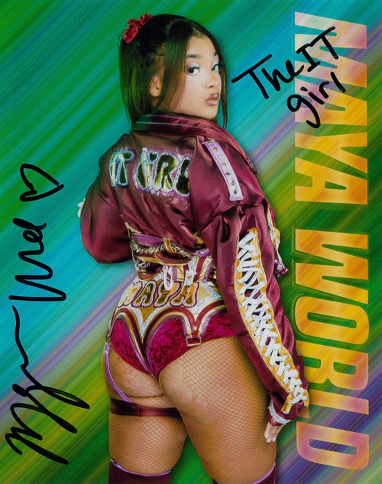 Maya World 8x10 Metallic Promo - Autographed