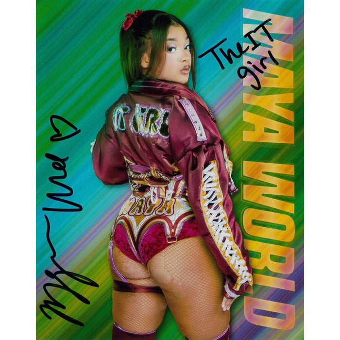 Maya World 8x10 Metallic Promo - Autographed
